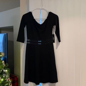 NWT: LULUS Mesh Cutout Skater Dress: SIZE SMALL